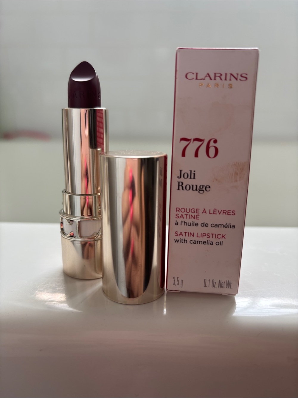 Clarins Joli Rouge Satin Lipstick 776 - Joli Rouge Shade